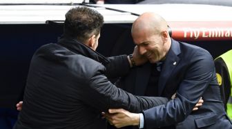 Real Madrid Vs Atletico, Zinedine Zidane Akui Kehebatan Diego Simeone