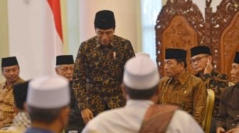 Jokowi Bersilaturahmi dengan Ulama