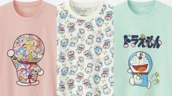 Bertemu Doraemon dan Teman-Temannya di T-shirt UT