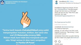 Peserta UNBK Serang Instagram Kemdikbud, Komennya Bikin Ngakak