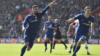 Chelsea Bangkit Hantam Southampton, Giroud Cetak Dua Gol