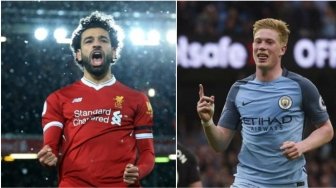 Salah dan De Bruyne Bersaing Jadi Pemain Terbaik PFA Tahun Ini