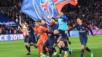 Hancurkan AS Monaco 7-1, PSG Kampiun Liga Prancis 2017/2018