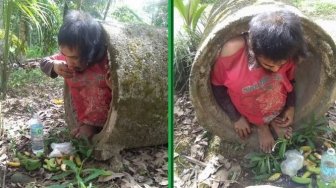 'Manusia Pipa Gorong-gorong' Ini Viral di Facebook