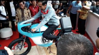 Motor Chopperland Jokowi dan Gibran Dipamerkan di IIMS 2018