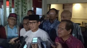 Sandiaga - Rizal Ramli Bahas Pilpres 2019 di Balai Kota Jakarta