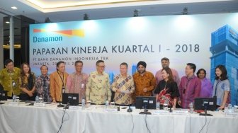 Kuartal I 2018, Kredit Bank Danamon Cuma Tumbuh 3 Persen