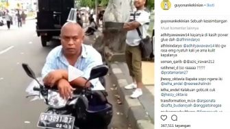 Lelaki Botak Ini Lakukan Aksi Unik, Bikin Ngakak Warganet