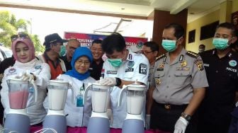 Sabu-sabu Senilai Rp2 Miliar Dijadikan Jus di Polda Sumsel