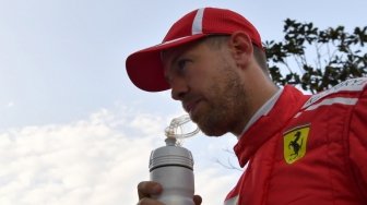 Raih Pole di GP Azerbaijan, Vettel Puji Performa Mobil Ferrari