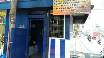 Dibakar Pendemo Buruh, Pos Polisi UIN Yogyakarta Sudah Dibenahi