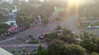 Aksi Bela Palestina di Monas, Beberapa Arus Lalin Ditutup