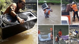 Ajaib! Deretan Barang yang Ditemukan di Sungai Jakarta