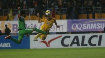 Tiga Gol di Pengujung Laga, Sriwijaya Sukses Tekuk Bhayangkara FC