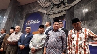 Amien Rais di Mata Fahri Hamzah saat Reformasi 1998