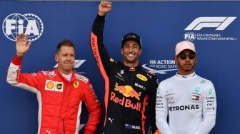 Kalahkan Vettel, Ricciardo Rebut Pole di F1 GP Monaco