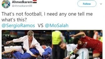 Dianggap Cederai Salah, Sergio Ramos Diserang Warganet