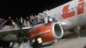 Video Penumpang Lion Air Panik saat Dengar Teriakan Ada Bom