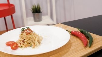 Menu Simple Berbuka, Spaghetti Aglio Olio