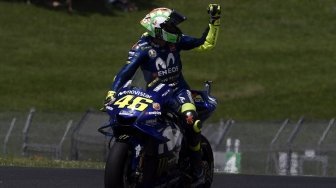 Raih Pole Perdana Sejak 2016, Rossi Start Terdepan di Mugello