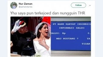 Lima Meme Nunggu THR Ini Bikin Ngakak