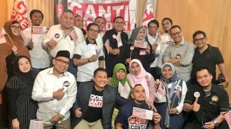 Selain Fadli Zon, Ahmad Dhani Ikut Rekaman Lagu 2019GantiPresiden