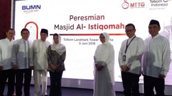 Menteri BUMN dan Imam Besar Istiqlal Resmikan Smart Mosque Telkom