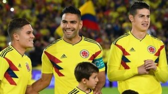 Falcao dan James Rodriguez Pimpin Skuat Kolombia di Piala Dunia