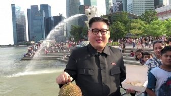 Pelawak Peniru Kim Jong Un Ditahan di Singapura