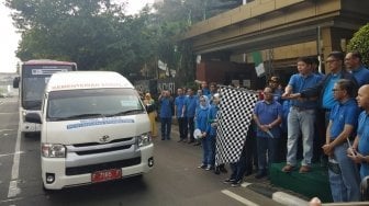 Bank Syariah Mandiri Lepas 65 Pemudik Disabilitas