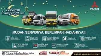 Lebaran Usai Mitsubishi Fuso Tetap Berikan Banyak Diskon Service