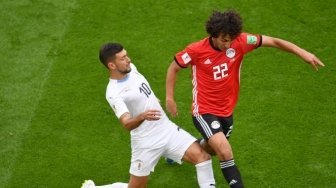 Tanpa Salah, Mesir Kesulitan Tembus Uruguay di Babak Pertama