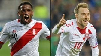 Susunan Pemain Peru vs Denmark, Farfan dan Eriksen Starter