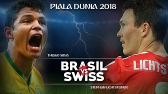 Prediksi Brasil vs Swiss di Grup E Piala Dunia 2018