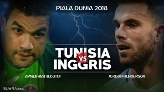 Prediksi Tunisia vs Inggris di Grup G Piala Dunia 2018