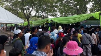 Antrean Bus Wara Wiri Mengular, Pengunjung Ancol Mengeluh