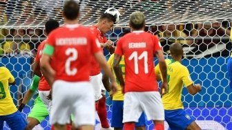 Seri 1-1, Gol Steven Zuber Batalkan Kemenangan Brasil atas Swiss