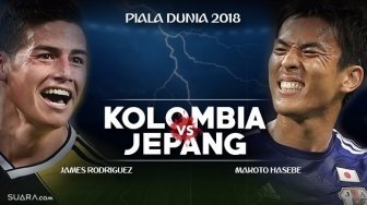 Live Streaming Piala Dunia 2018: Kolombia vs Jepang