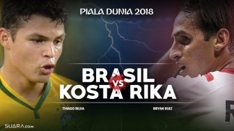 Prediksi Brasil vs Kosta Rika di Grup E Piala Dunia 2018