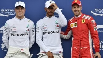 Mercedes Dominasi Grid Terdepan, Vettel Start Ketiga