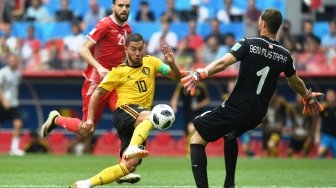 Lukaku dan Hazard Gemilang, Belgia Bekap Tunisia 5-2