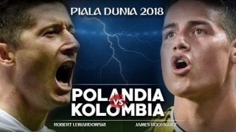 Prediksi Polandia Vs Kolombia di Grup H Piala Dunia 2018