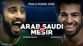 Prediksi Arab Saudi vs Mesir di Grup A Piala Dunia 2018