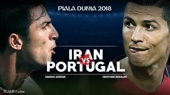 Prediksi Iran vs Portugal di Grup B Piala Dunia 2018