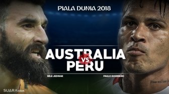 Prediksi Australia vs Peru di Grup C Piala Dunia 2018