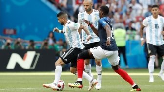 Gol Spektakuler Di Maria Selamatkan Argentina di Babak Pertama