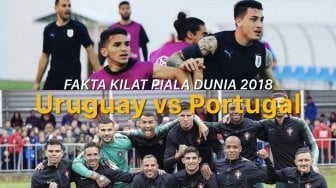 Fakta Kilat 16 Besar Piala Dunia 2018 : Uruguay Vs Portugal