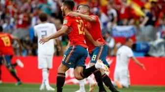 Spanyol vs Rusia: Babak Pertama Berakhir 1-1