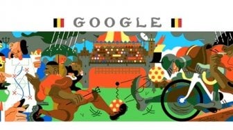 Google Doodle Tampilkan 4 Negara yang Siap Bertanding di 16 Besar