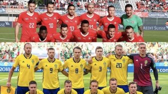 Fakta Kilat 16 Besar Piala Dunia 2018: Swedia Vs Swiss